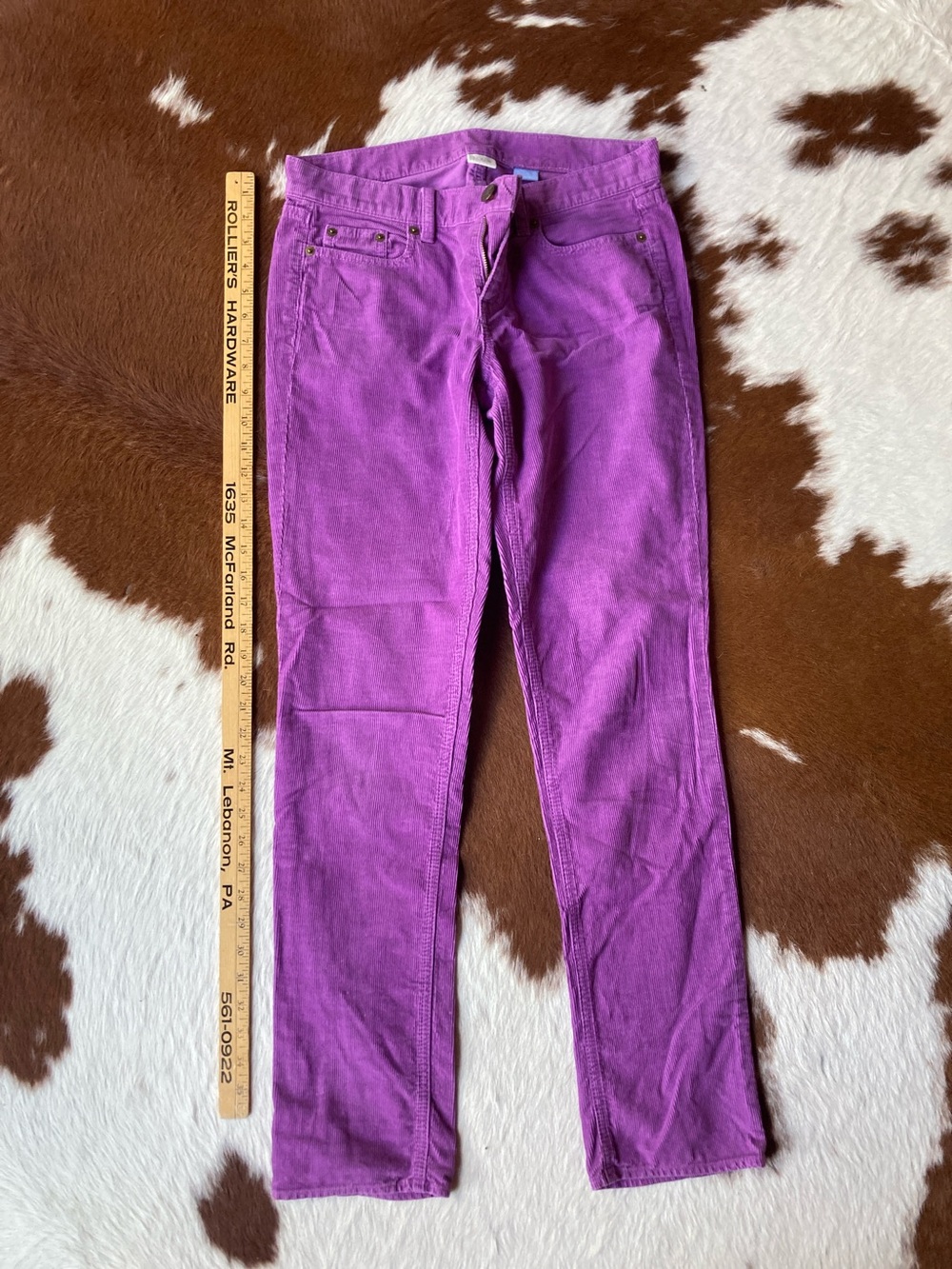 J crew Purple Corduroy Pants